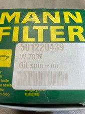 Image of #MANN W7032 Oil Filter 79mm Height Service Replacement Fits MANY MAKE OF VEHICLE