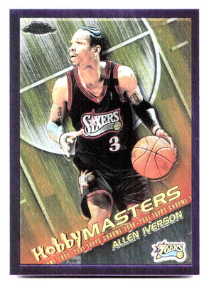 2000-01 Topps Chrome Allen Iverson HM6 Hobby Masters Insert - 76ers