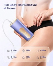 Painless IPL Laser Hair Removal Device with Cooling System for Men and Women