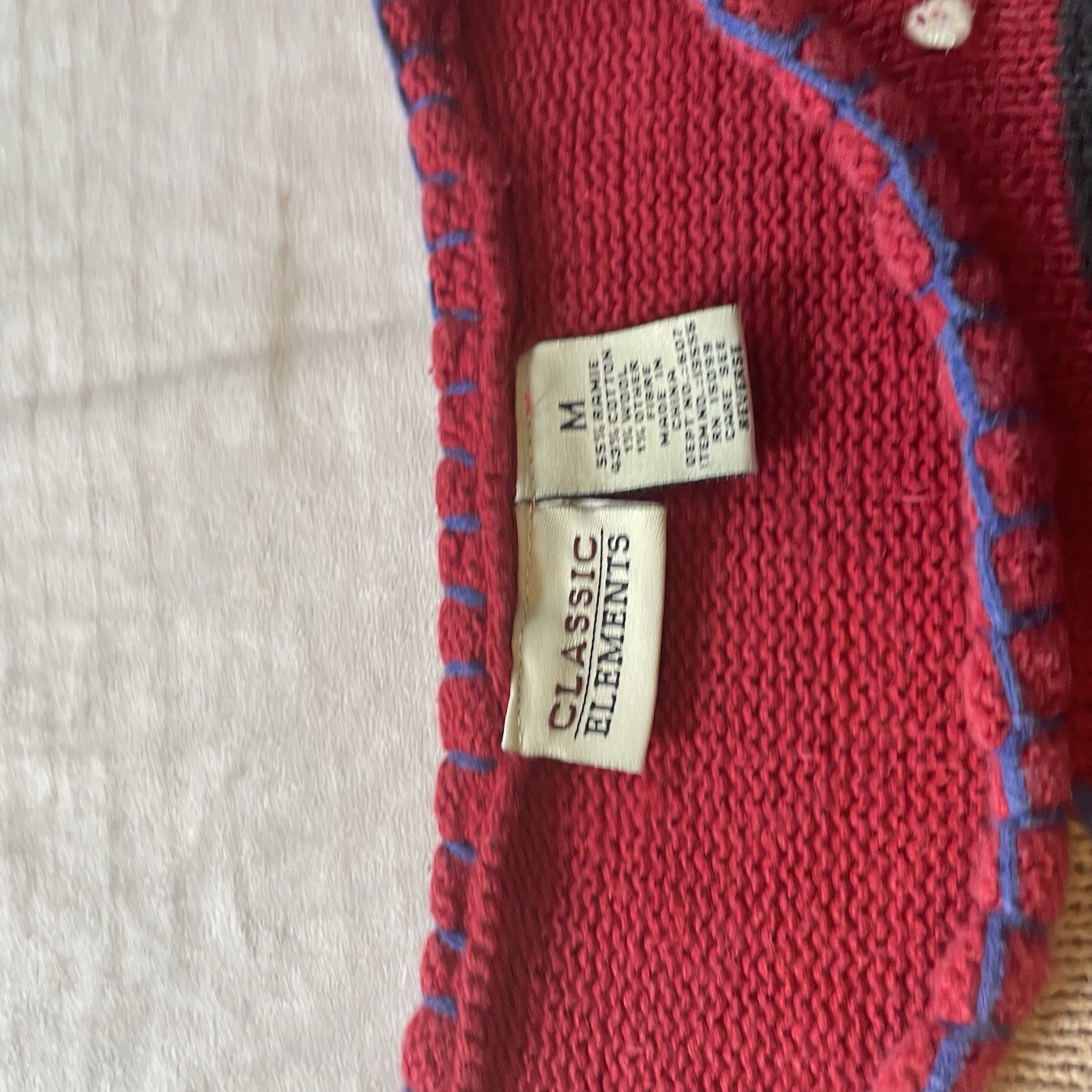 classic elements sweater Christmas Pullover Mediu… - image 4