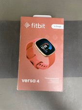 Fitbit Versa 4 Smartwatch - Copper Rose Aluminum with Pink Sand Band 18