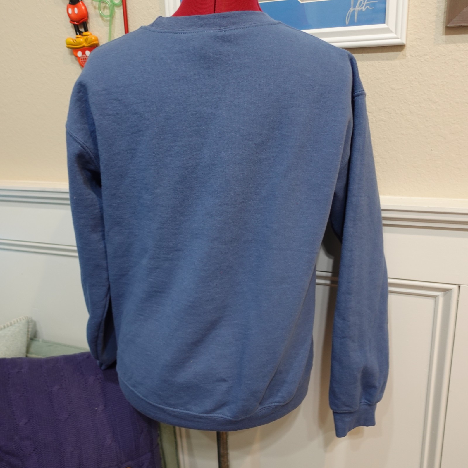 Mac Miller Swimming Self Care Sweatshirt sz S Small pullover blue Crewneck image 4