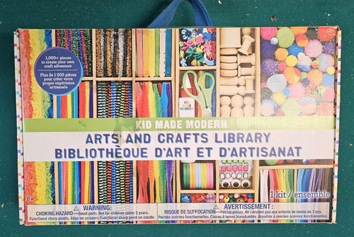 Kid Made Modern Arts and Crafts Library 1 Kit 1000+ Piece