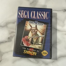 The Revenge of Shinobi (SEGA Classics Version) Sega Genesis Game manual and case
