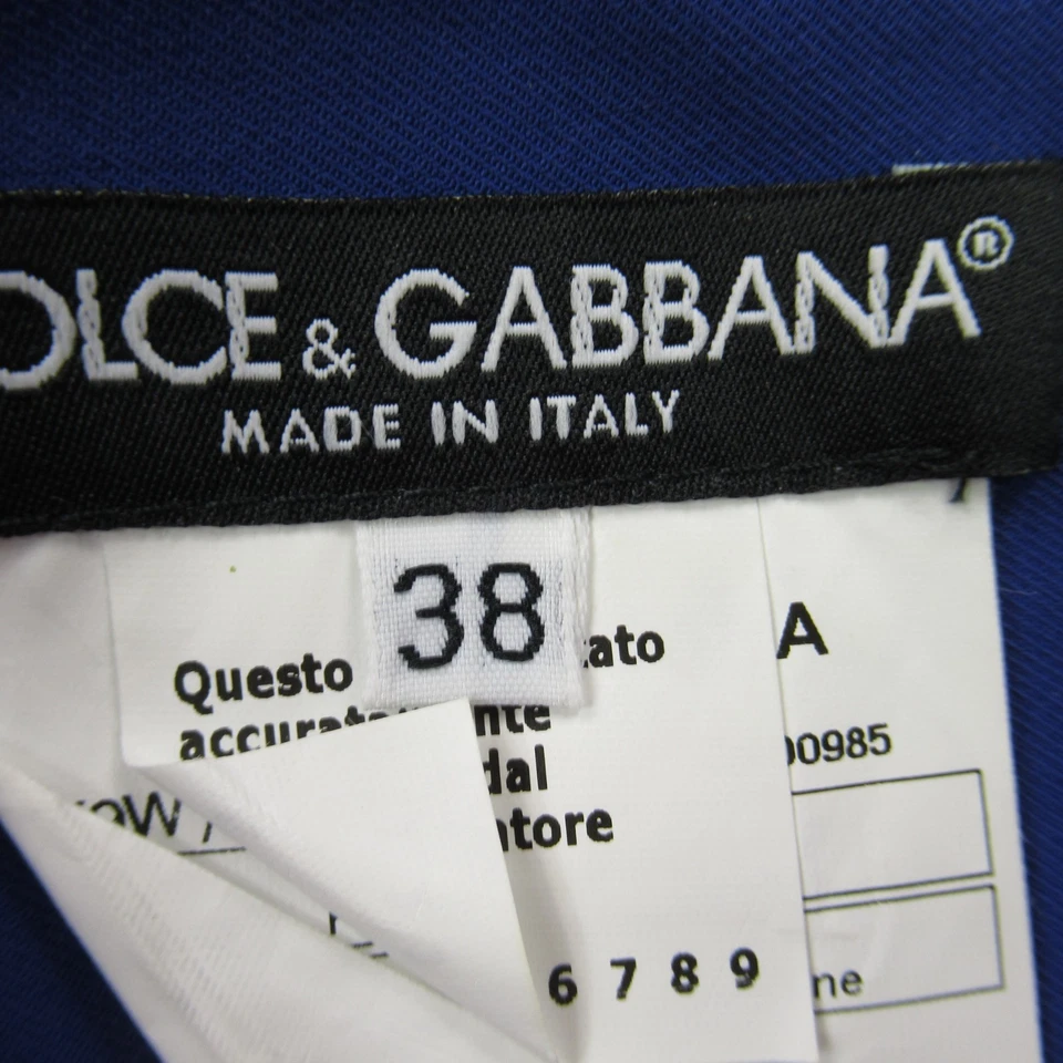 Dolce & Gabbana Skirt Womens 38 Skirt Casual Lightweight Made in Italy Blue - Image 3 of 4