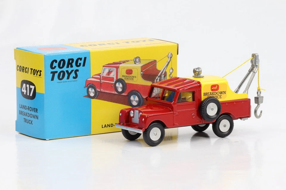 1:46 Corgi Toys Land Rover soccorso stradale Breakdown Truck con verricello... - Immagine 2 di 4