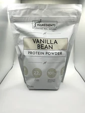 Just Ingredients Vanilla Bean Protein Powder, 15 Servings, 17.46oz