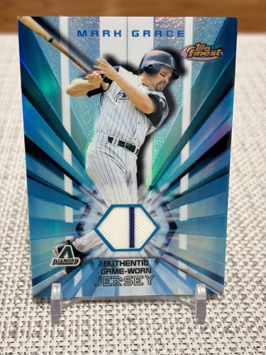2002 Topps Finest #FRJ-MG Mark Grace (Game-Worn Jersey) Arizona Diamondbacks