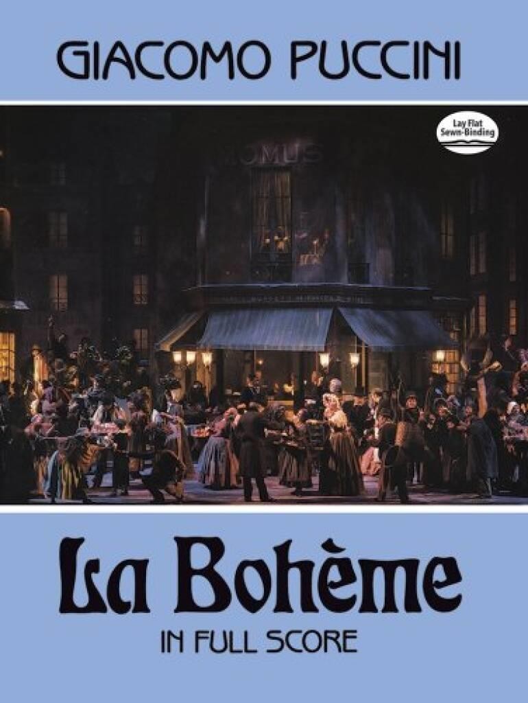 La Boheme Giacomo Puccini Score Opera Dover Publications