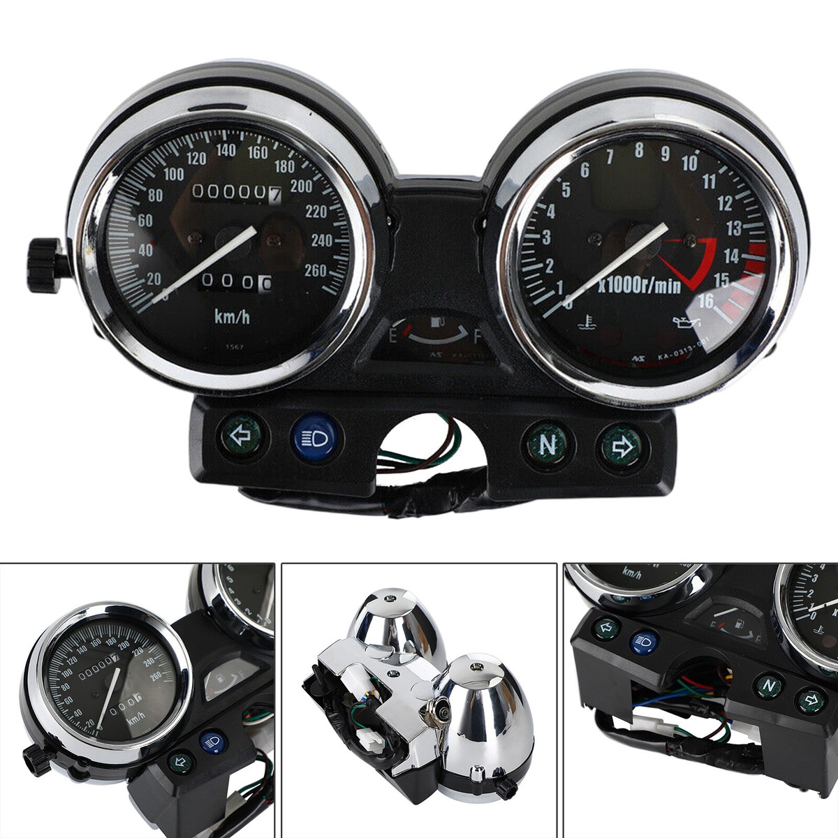 For Kawasaki ZRX 1100 1200 Motorcycle Tachometer Speedometer