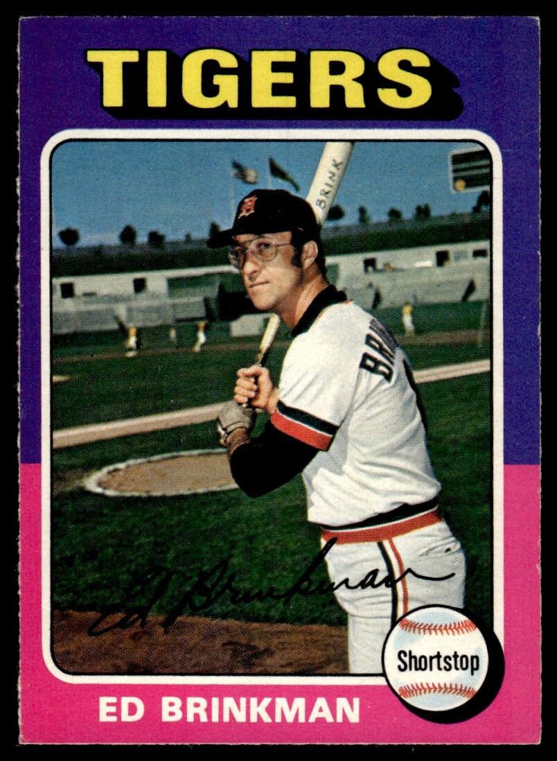 1975 O-Pee-Chee Ed Brinkman Detroit Tigers #439 R109