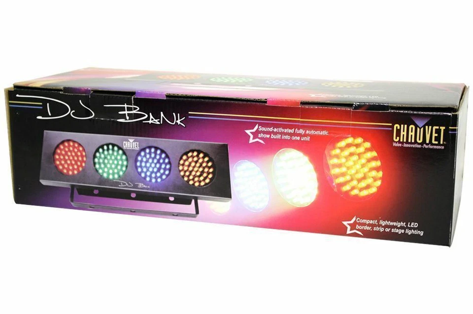 Chauvet DJ BANK RGBA LED Party Light w/ Automated Sound Activated Programs - Image 4 of 4