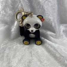 TY Beanie Boos -Mini Boo Collectible Clips - CHI the Panda (2 inch) Keychain
