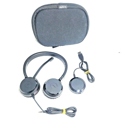 Jabra Evolve Duo HSC060 ENC060 Wired Noise Cancelling Headphones