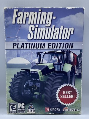 Farming-Simulator Platinum Edition (PC DVD-ROM, 2012) Brand New Sealed on Sleeve