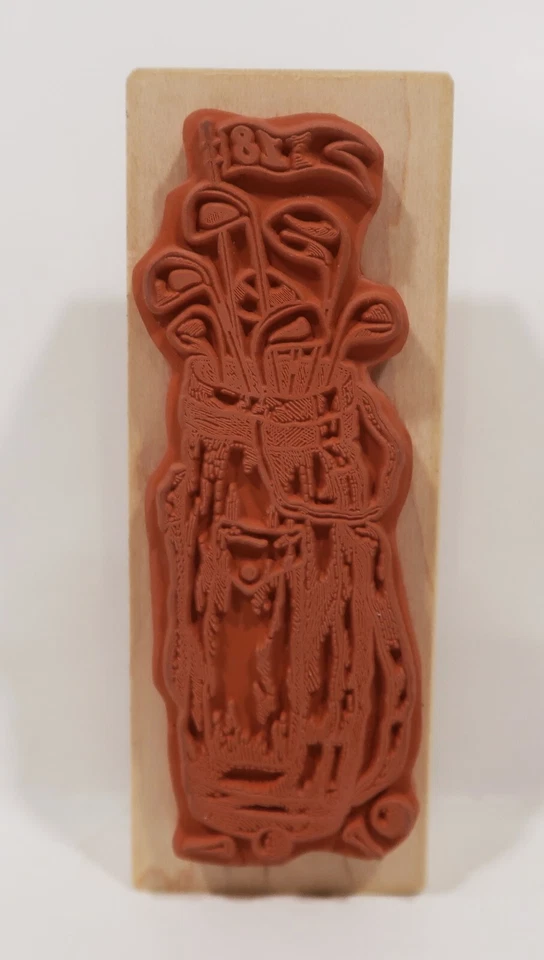 1999 PSX Rubber Stamp, G-1677, Golf Bag, Golf Clubs - Image 2 of 3