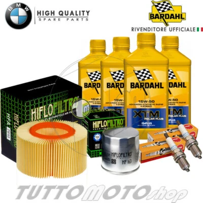 BARDAHL - HIFLO - NGK Tagliando BMW R 1100 RT 1996-2001 Kit Olio Bardahl XTM Filtri Candele R1100