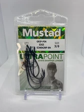 Mustad G34042NP-BN GRIP PIN Edge Hooks Pick Size 1/0 2 3/0 4/0