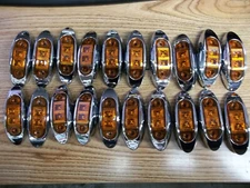 LED TRAILER MARKER LIGHTS-AMBER SET OF 20