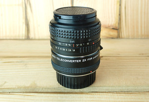 Pentacon 50mm f/1.8 MC Praktica Bayonet Mount + 2x Teleconverter