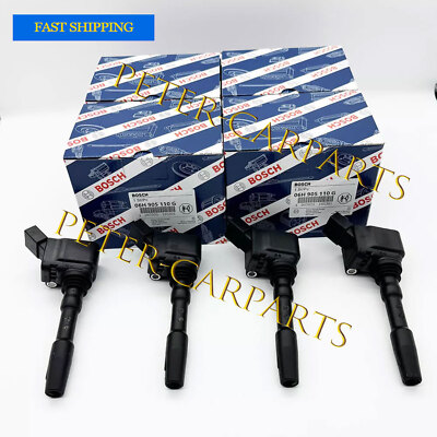 4x 06H905110G Ignition Coil For VW Tiguan Porsche Panamera Audi Q3