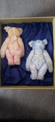 Limit Edition STEIFF HELLO 2000 GOOD-BYE 1999 BEAR SET +