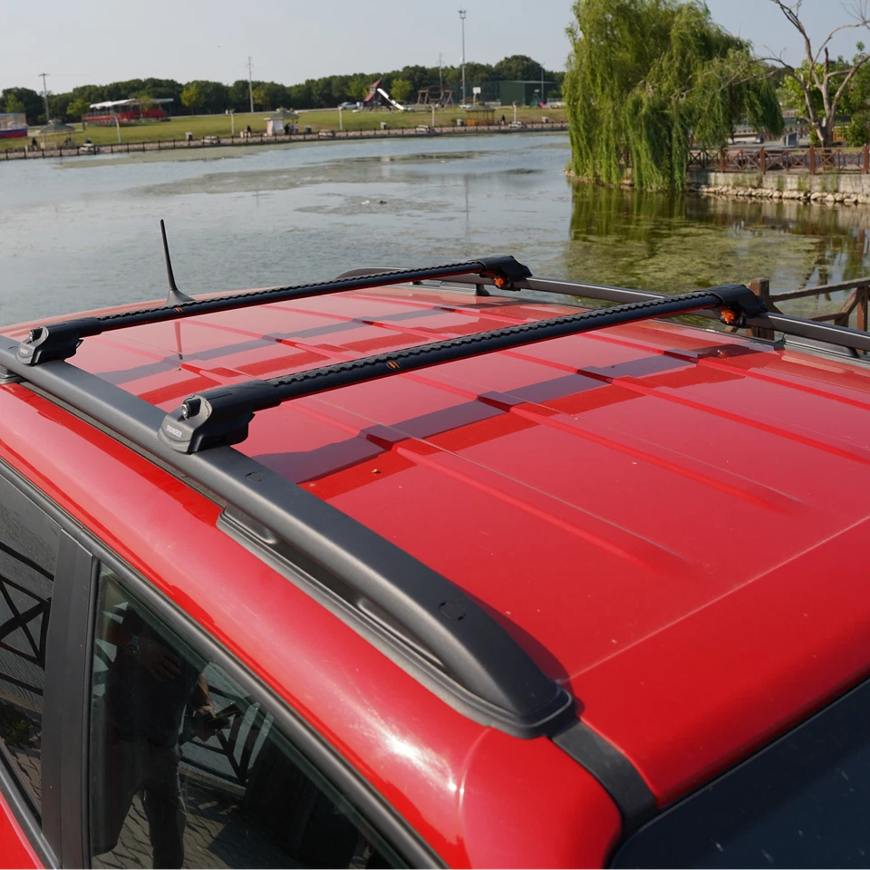 Roof Racks Cross Bars with Lock For Ford Explorer 2020-2025 Black Alumunium Foto 3 de 4