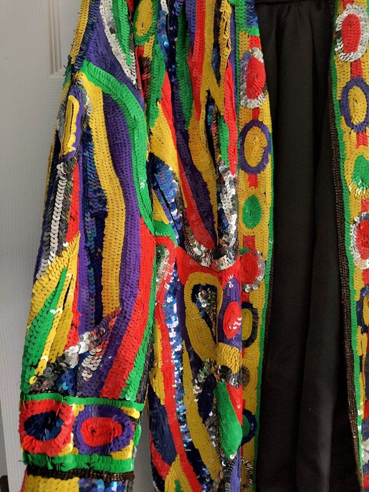 Women's Multi Color Sequin Jacket - image 4