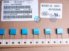 25PCS B32921C3683M289 EPCOS 0.068 68nF 305VAC PP X2 MKP Safety Capacitor P: 10mm