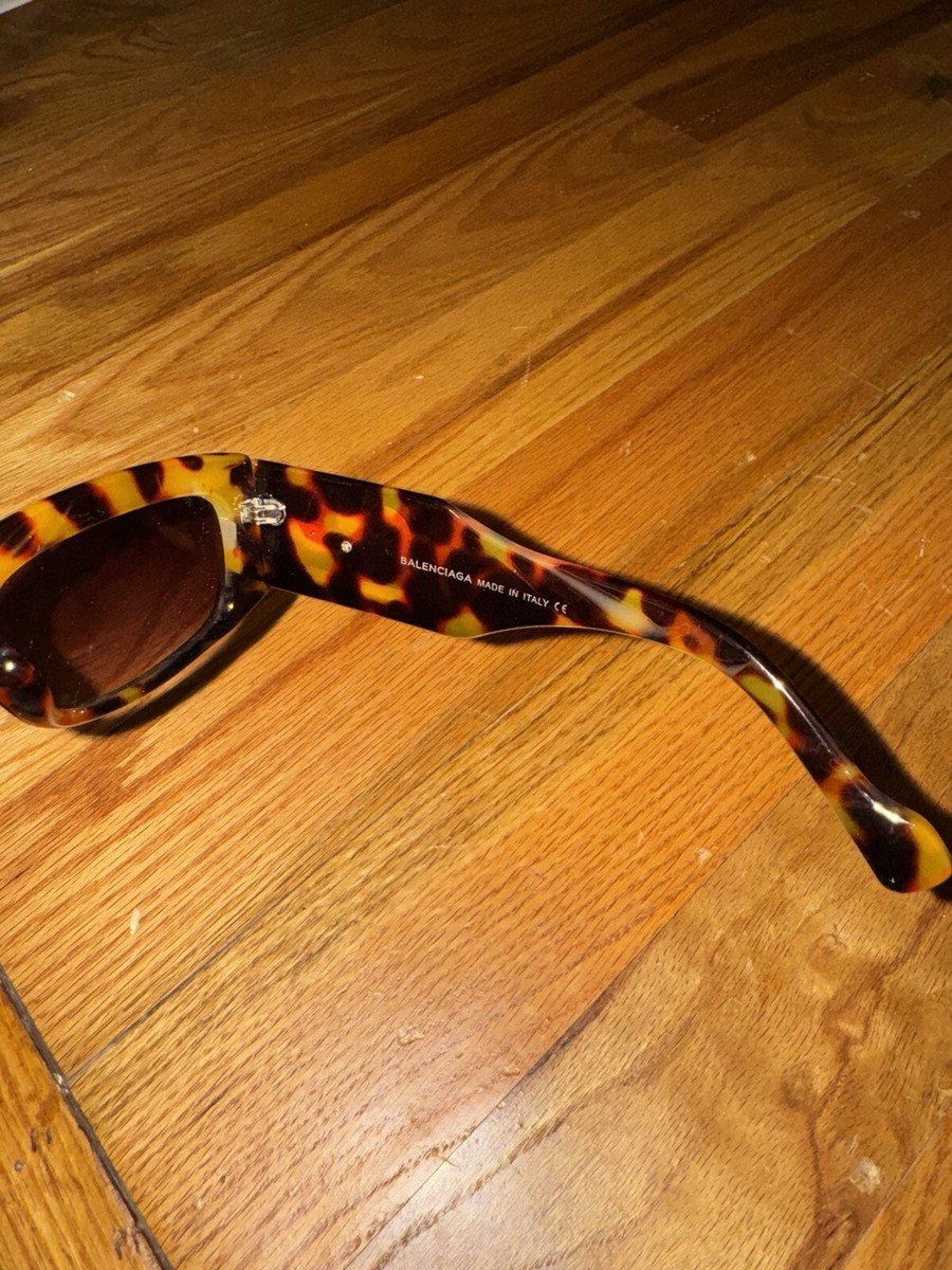 Balenciaga Leopard Square Tinted Women