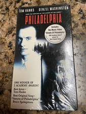 Vintage VHS Philadelphia Factory Sealed MINT Tom Hanks Denzel Washington