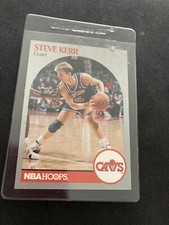 1990-91 NBA Hoops Steve Kerr #75 Cleveland Cavaliers Basketball Card - Free Ship