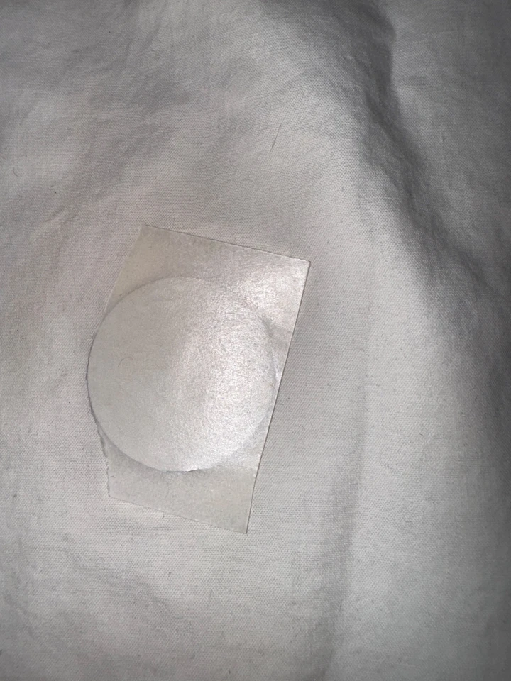 Pegatina reflectante vintage azul y plata balón de fútbol años ochenta rara laminada Foto 2 de 2