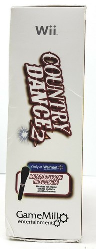 Juego Nintendo Wii Country Dance 2 con micrófono sellado de fábrica exclusivo de Walmart - Imagen 4 de 6
