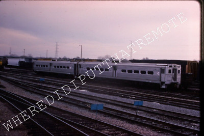 Eisenbahndia Penn Central PC 540 MU Personenwagen Proviso ILL 12-83