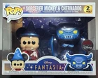 Funko POP! Disney Parks 2024 Fantasia Sorcerer Mickey & Chernabog 2-Pack NEW
