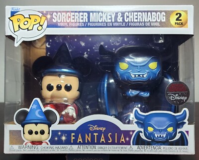 Funko POP! Disney Parks 2024 Fantasia Sorcerer Mickey & Chernabog