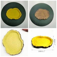 Snake Vivarium Feeder Water Dish Gecko Resin Reptile Tortoise Feeding Bowl Food