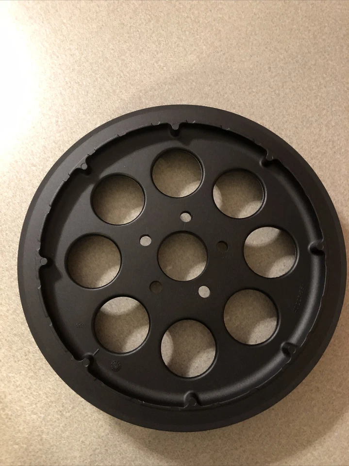 86-99 Harley Dyna Touring FXR 70T Polea Cinturón Trasero Bonita 40225-86A TEXTURA NEGRA  Foto 3 de 4