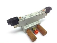 SMC VQZ2451-5LO Solenoid Valve w/ Base