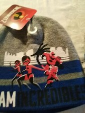 Disney- Die Unglaublichen- Strickmütze- Grau...