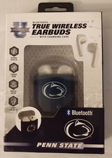 Penn State Nittany Lions Wireless Earbuds W/Charging Case New in Box