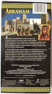 その他 Abraham [VHS] Abraham: The Bible Collection (VHS) Religious Drama Faith-Based