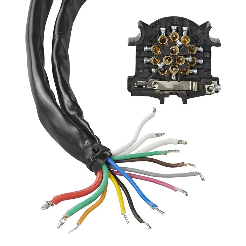 Universal Elektrosatz Kabelsatz Steckdose 13 polig für AHK E-Satz 1,5m Jaeger - Bild 3 von 4