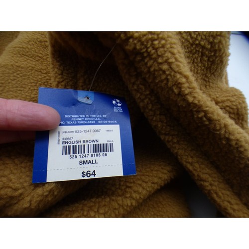 Arizona Jean Co. Men’s Fleece Sherpa Jacket, English Brown, XL - Picture 9 of 10