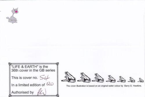 (104343) GBFDC FDC GB36 Life & Earth Frog Lane West Malling 2000 No. 54 de 120 - Imagen 2 de 3