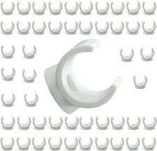 Abrazadera PEX 50 un. Abrazaderas de tubería de 3/4 pulgadas, soporte de tubería de PVC PEX colgadores de tubería para Wa...
