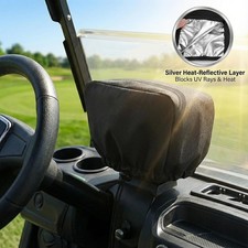 Universal Golf Cart Screen Weather Cover - Waterproof  Dustproof Protector for