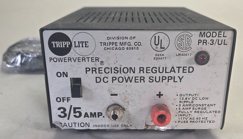 TrippLite 3/5amp Powerverter Precision Regulated DC Power Supply