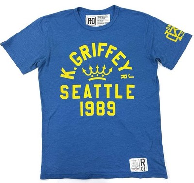 Roots Of Fight Ken Griffey Jr 1989 T-Shirt Seattle Mariners Baseball Sz Medium